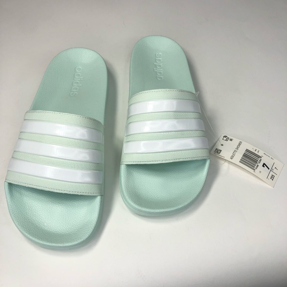 adidas adilette ice mint